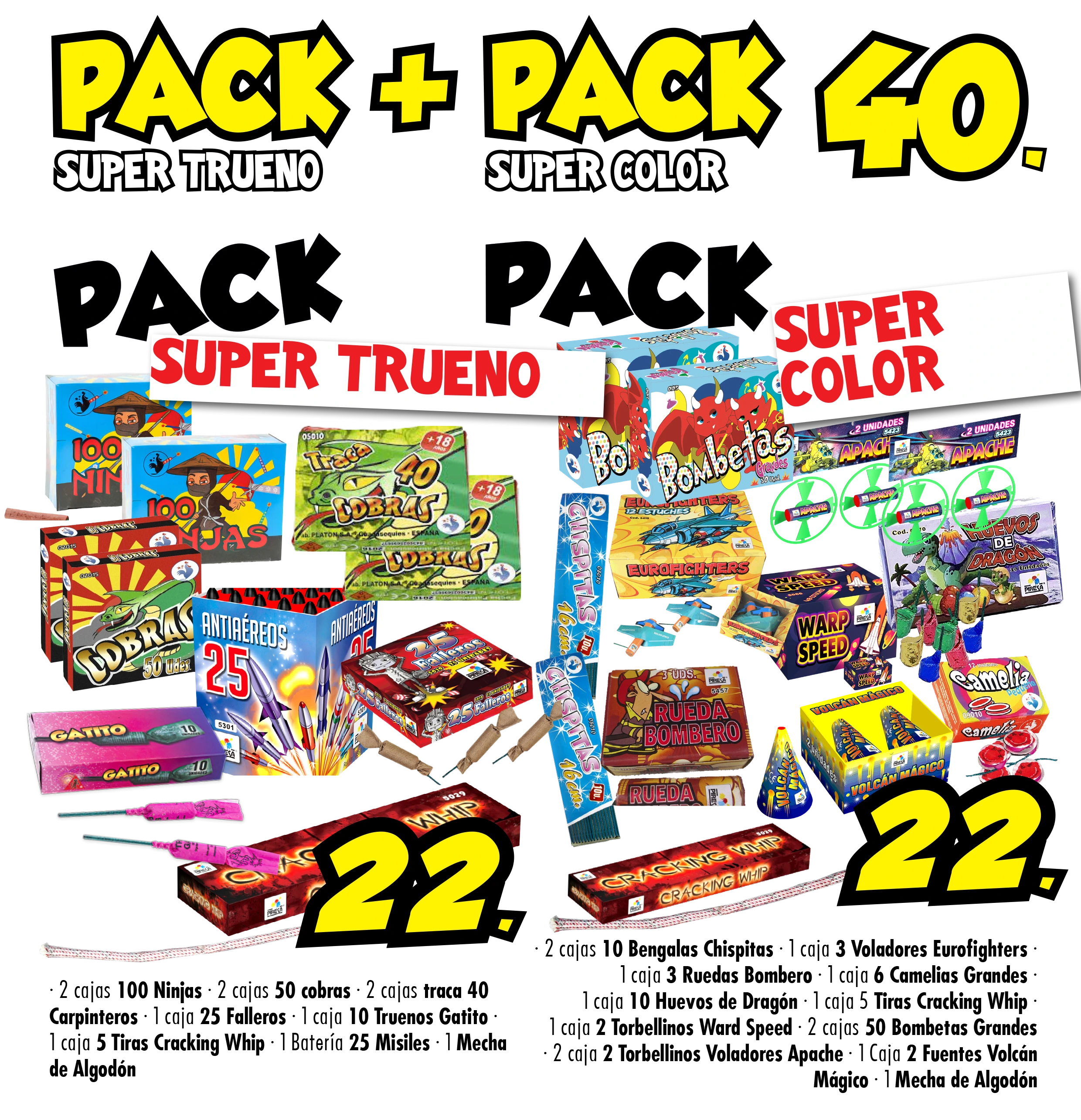 Pack super trueno + super color